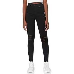 Dr. Denim Moxy Jeans voor dames, Black Ripped Knees, XL