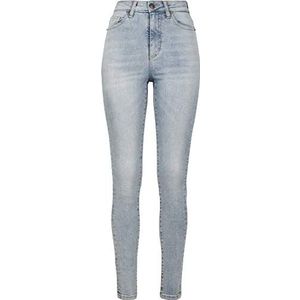 Urban Classics Dames Dames Dames High Waist Slim Jeans Broek, blauw (Autauthentiek Blue Wash 02291), 26W x 32L