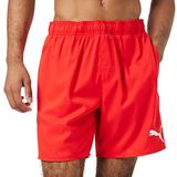 PUMA Swim Men's Mid Shorts Zwemkleding voor heren, rood, S