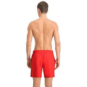 PUMA Swim Men's Mid Shorts Zwemkleding voor heren, rood, XS