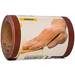 Mirka Red Schuurpapier Rol 115mm x 5m / korrel P100 / 1 rol/Voor het schuren van hout, metaal en kunststof