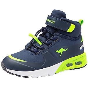 KangaROOS Kx-hydro Jongens Sneaker, Dk Navy Lime, 26 EU