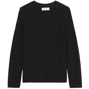 Trui - Effen - Knitwear - Diepe Snit - V-hals - Lange Mouw - Normale Pasvorm