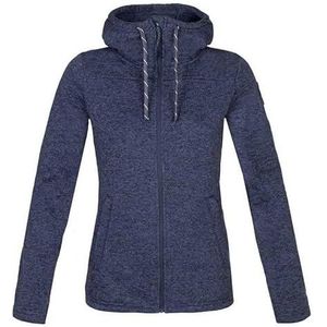 Rock Experience REWC01982-O096 Berna M. Hoodie FZ Woman Fleece Dames Shirt met lange mouwen Blue Nights Melange S