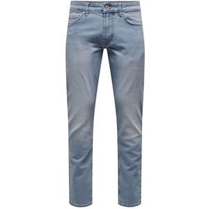 ONLY & SONS Heren Slim Fit Jeans ONSLOOM L. Blue 4326 Jeans VD, blauw (light blue denim), 30W x 34L
