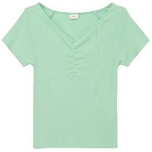 s.Oliver T-shirt voor meisjes, korte mouwen, Groen 7300, 164 cm