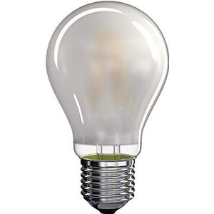EMOS LED gloeilamp Filament mat A60 A++ 6,5W E27 warm wit, glas, 6,5 W, transparant, 6,5 x 6,5 x 13 cm