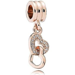 Abalorio Colgante Pandora 781242CZ Mujer Entrelazados Rose