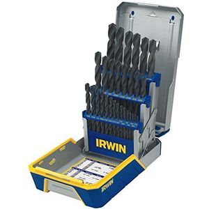IRWIN Tools High Speed Steel Drill Bit Zwarte zoxide 29pc Pro Case