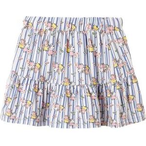 NAME IT Meisjes Nmfamma Peppa Skirt Cplg, gebleekte denim, 116