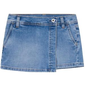 Pepe Jeans A-lijn Skort Hw Jr Shorts voor meisjes, Blauw (Denim), 16 jaar