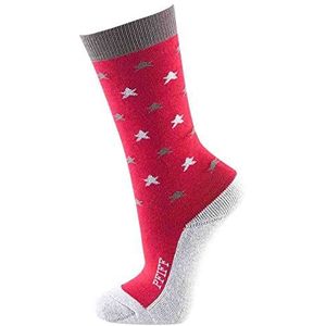 PFIFF 102661 kinderpaardrijkousen 'sterretjes', roze 31-33