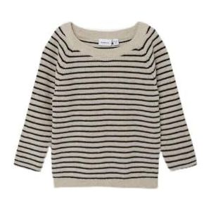 NAME IT Boy's NMMFEMADS LS Knit Pullover Peyote Melange, 98, Peyote Melange, 98 cm