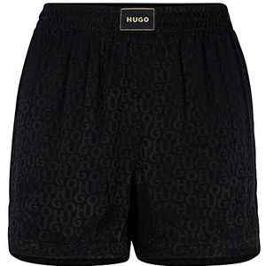 HUGO Satinoir Pyjama_Short voor dames, zwart 1, S