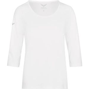 Trigema Shirt met 3/4 mouwen van biologisch katoen, wit (wit-c2c 501), XXL