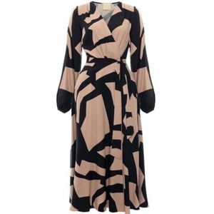 Swing Fashion Meg_Braz cocktailjurk voor dames, bruin, 44