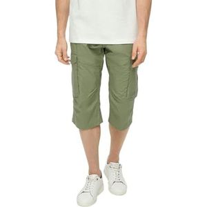 s.Oliver - 7814 - Cargo Bermuda - Beige - Regular Fit, Mid Rise, Cargozak