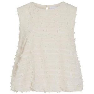 Vila - Viingrid S/l Top - Birch - Haarstijl - Dames
