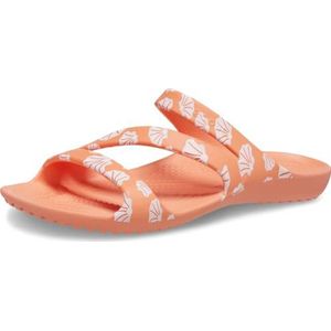 Crocs Kadee Ii Sandaal W dames sandalen, Papaja Multi, 7 UK Men/ 8 UK Women