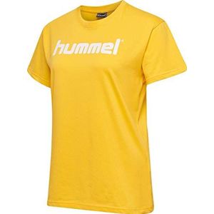 Hummel - hmlgo Cotton Logo - T-shirt - Zwart - Jersey