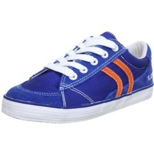 s.Oliver Casual sneakers voor jongens, Blauwe Blau Royal kam 843, 34 EU