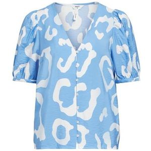 OBJECT - Blouse 'JACIRA' - Lichtblauw - Wijde Blouse