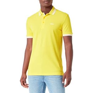 BOSS Paddy heren Polo Shirt,Licht/Pastel Yellow,L