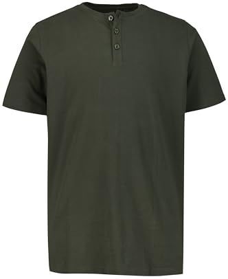 JP1880 T-Shirt ronde hals groen, Effen