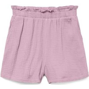 VERO MODA Dames Vmnatali Hw Shorts WVN Ga Noos, Roseate Spoonbill, XS