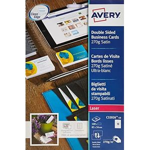 Avery visitekaartjes voor laserprinters, gekleurd