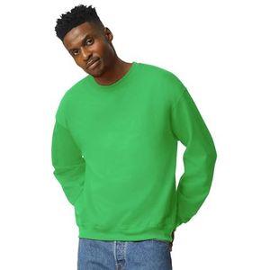 Gildan Heren Fleece Crewneck Sweatshirt Extended Sizes, Irish Green, XXX-Large, Iers groen, 3XL