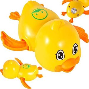 MalPlay Drijvende duikpartner, badspeelgoed, eend, waterspeelgoed, dierenmotief, speelgoed voor badkuip, voor kinderen vanaf 18 maanden