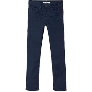 NAME IT KIDS Slim Fit Broek NKMTHEO Donkerblauw