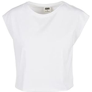 Urban Classics T-shirt voor dames, zwart + wit, 5XL