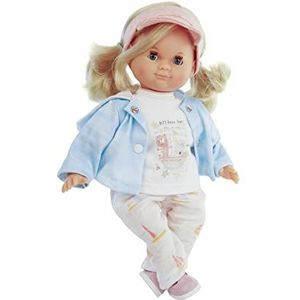Schildkröt Pop Schlummerle Gr. 32 cm (kambaar blonde haren, blauwe slaapogen, baby pop incl. kleding in zeillook) 2032151