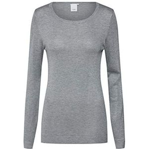 Ichi, Dames, Tops, Grijs, Maat: L Leer,