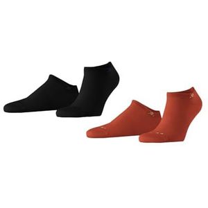 Burlington Heren Korte sokken Everyday 2-Pack M SN Katoen Kort eenkleurig Multipack 2 Paar, Rood (Red Desert 8910), 40-46