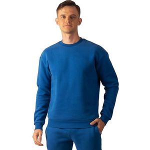 Carlheim Herensweatshirt Hudson Branded, blauw (vintage blauw), L