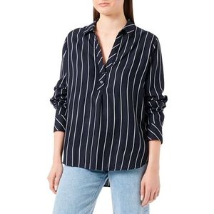 s.Oliver Damesblouse met lange mouwen, blauw 34, blauw, 34