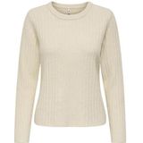 ONLY - OnlJeanett Life Ls Rib O-Neck Cc KNT - Trui - Berk