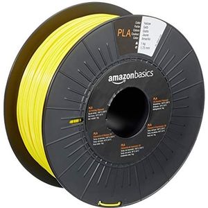 Amazon Basics PLA 3D-printerfilament, 1,75 mm, geel, spoel van 1 kg