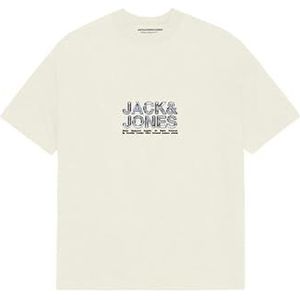 Jack & Jones Jcodynamic Branding Tee Ss Crew Neck Fst, Sweet Corn, XL