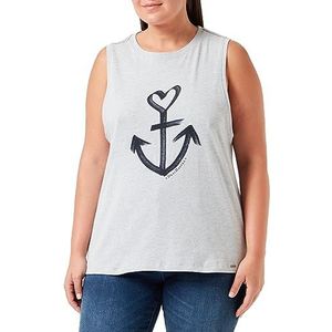 TILDEN Top, lichtgrijs gemêleerd, XL dames, lichtgrijs gemengd, XL