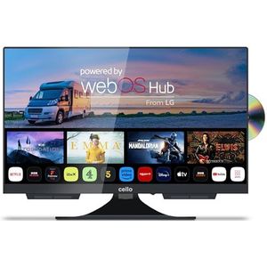 Cello - C1924WSF - SMART/DVD Camping Travel TV - 19 inch - Geïntegreerde DVD-speler - Bluetooth - WebOS