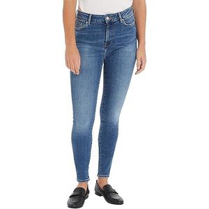 Tommy Hilfiger Vrouwen TH Flex Harlem U Skinny HW Leo Denim broek, 33W / 32L, Leo (stad), 33W / 32L