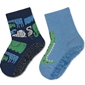 Sterntaler FLI Air Dp Jungle-sokken voor kinderen, uniseks, marineblauw, 18 EU