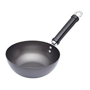 Oriental Wokpan, 20 CM, Carbonstaal, Non-Stick - KitchenCrafts-sWorld of Flavours