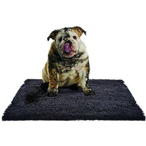 Duvo+ Magiclean hondenmat, 90 x 65 cm, grijs