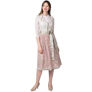 Stockerpoint Dames Dirndl Livinia jurk voor speciale gelegenheden, taupe, standaard
