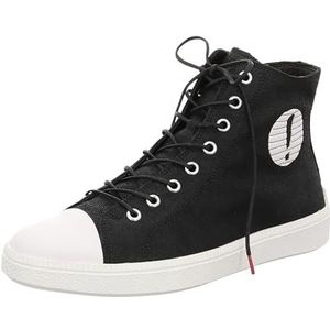 THINK! Turna sneakers voor dames, zwart/combi 0010, 35 EU smal, zwart combi 0010, 35 EU Smal